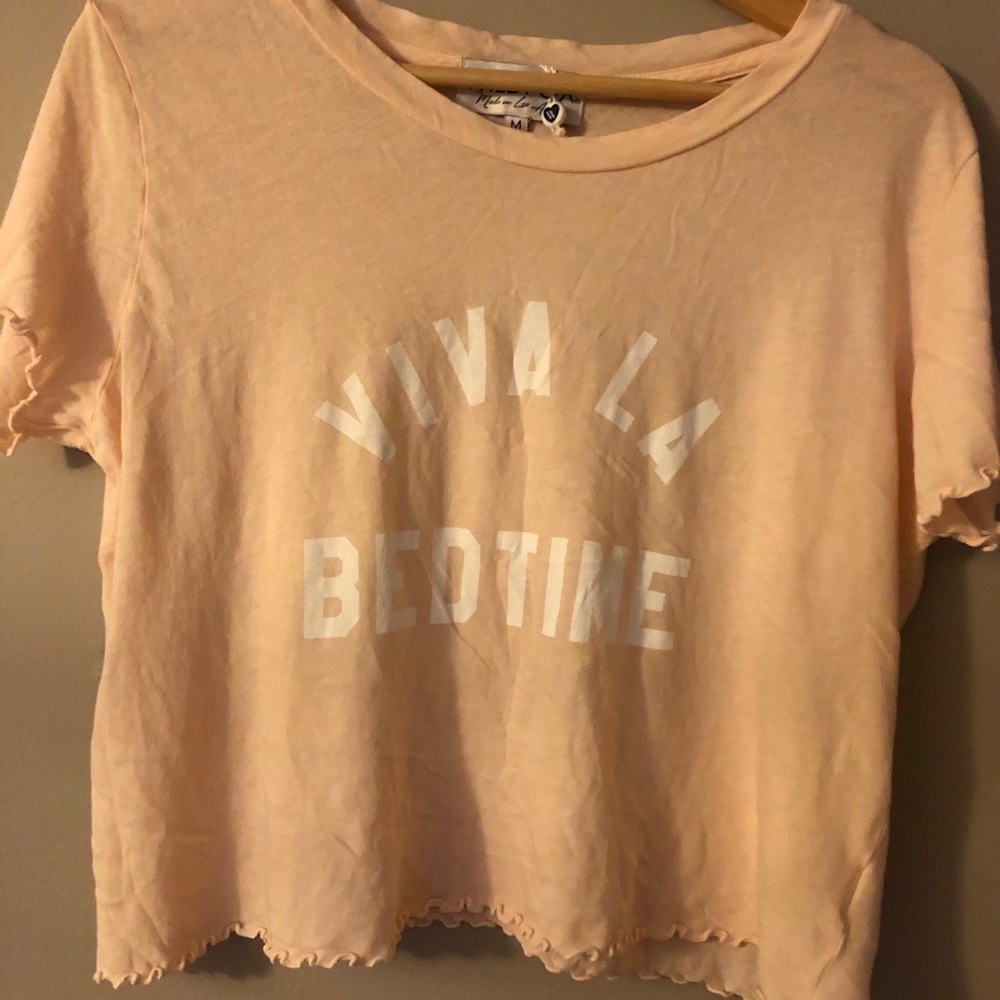 Wildfox cropped tee